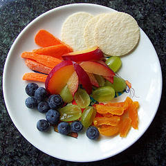 Un plato de comifda sana