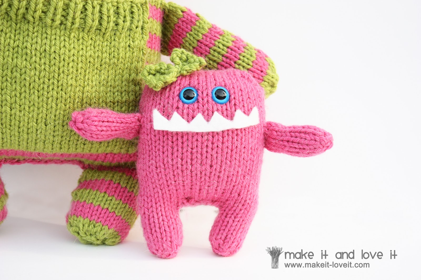 Knitted Monsters from Christmas... Make It & Love It