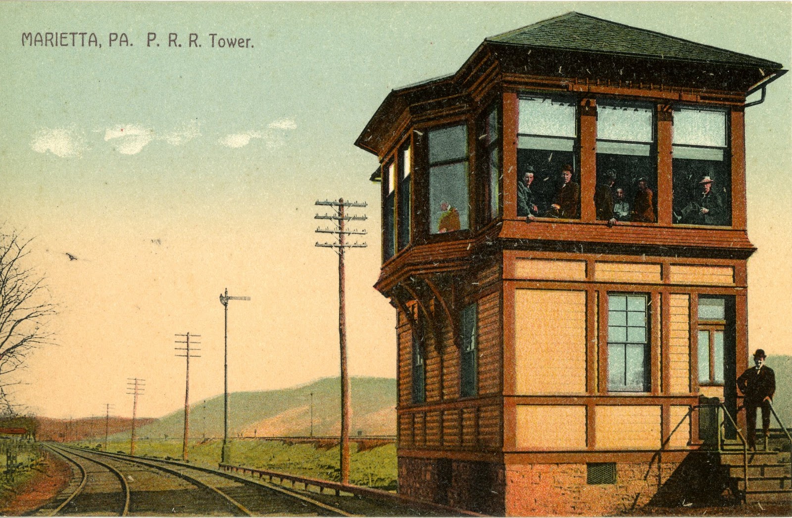 The National Railroad Postcard Museum Marietta, Pennsylvania Tower