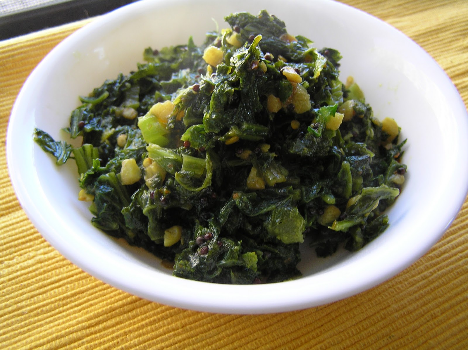 The Melting Pot Mustard Greens Stir Fry