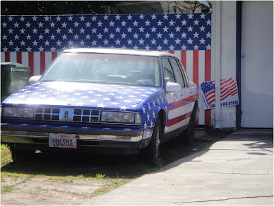 American Flag Car