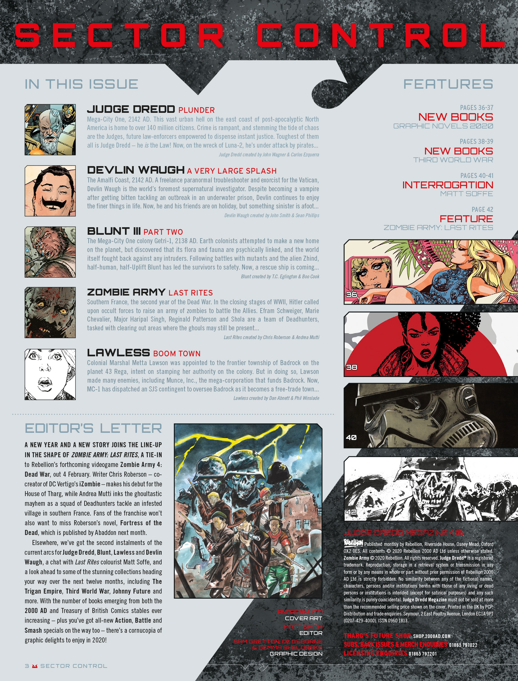Read online Judge Dredd Megazine (Vol. 5) comic -  Issue #416 - 3