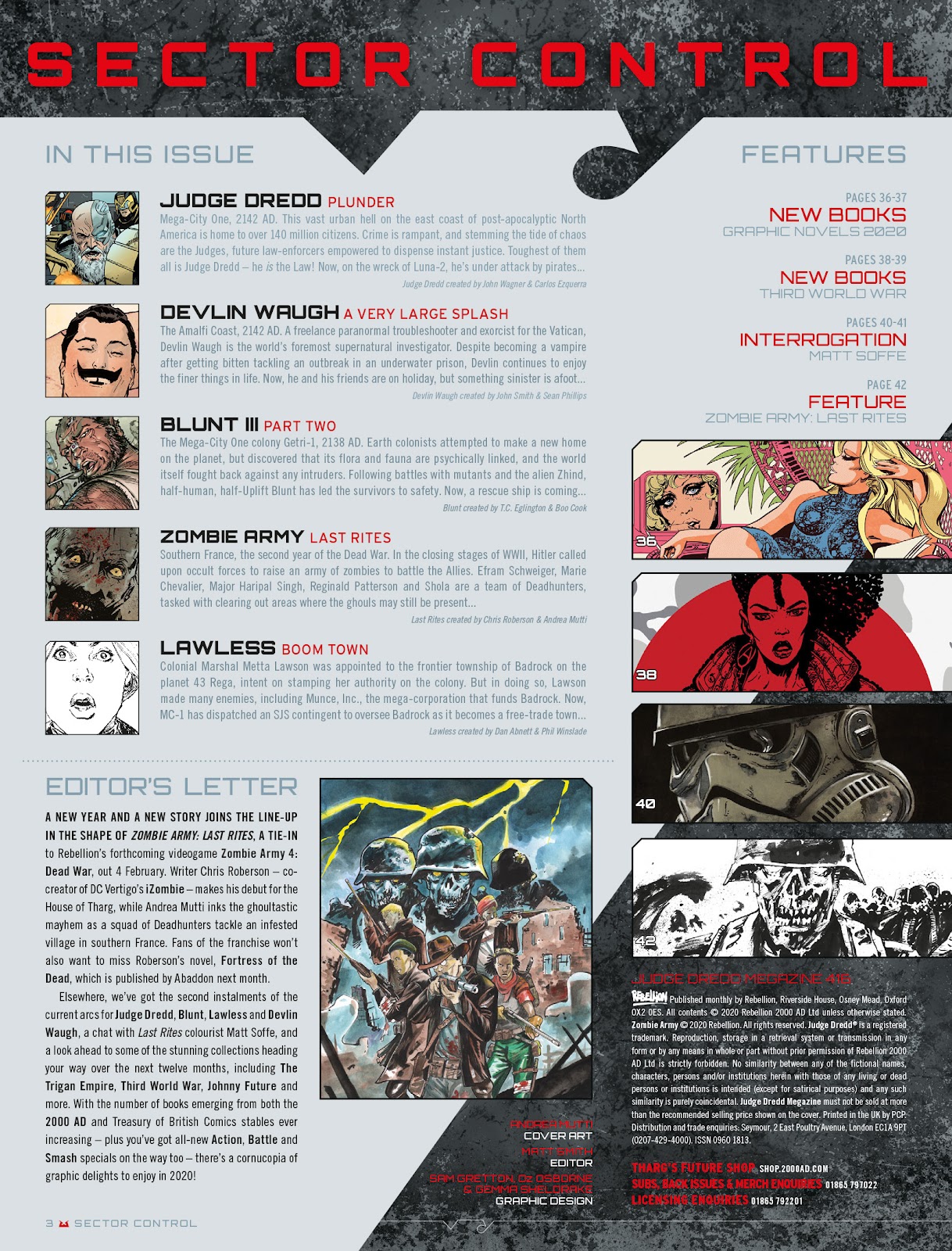 Judge Dredd Megazine (Vol. 5) issue 416 - Page 3