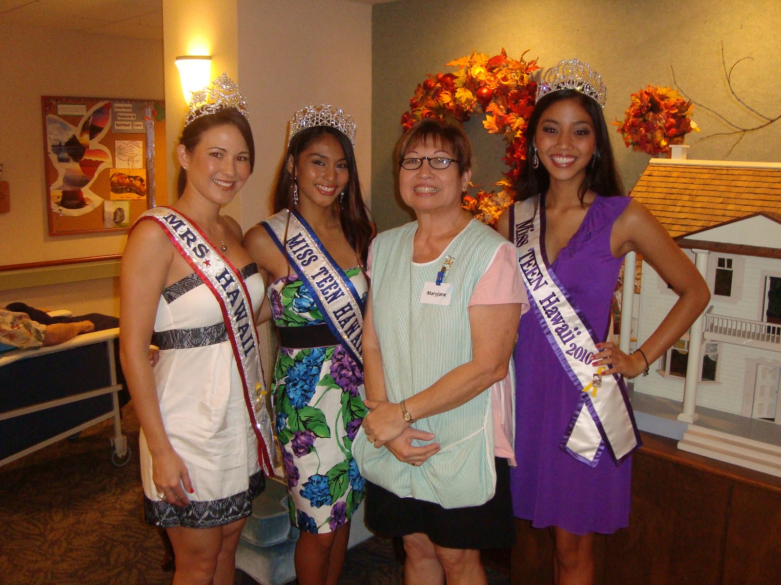 Alicia Jones Mrs. Hawaii 2010 My visit to ARCADIA nursing home