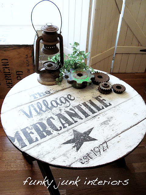 SIGN A TABLE, creating memories you won't soon forget! via Funky Junk Interiors