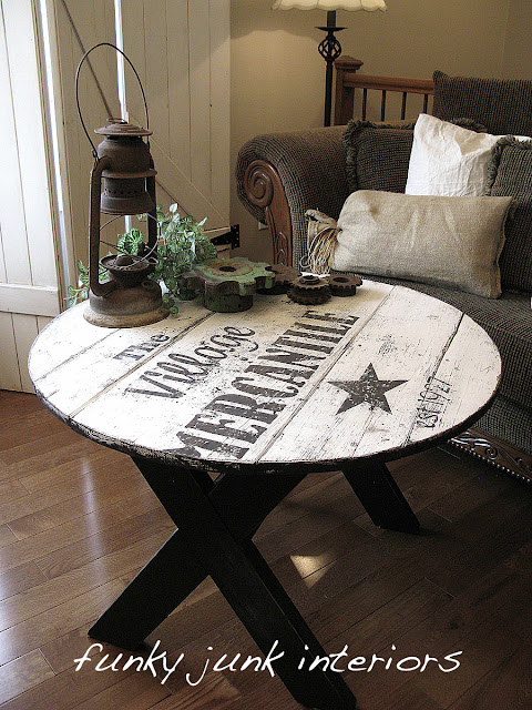 SIGN A TABLE, creating memories you won't soon forget! via Funky Junk Interiors