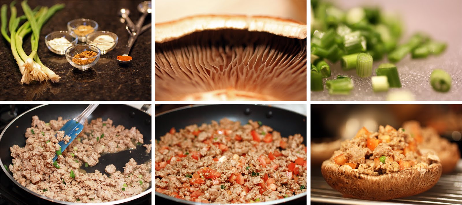 Stuffed Portabella Mushroom Caps | Primal Palate | Paleo Recipes