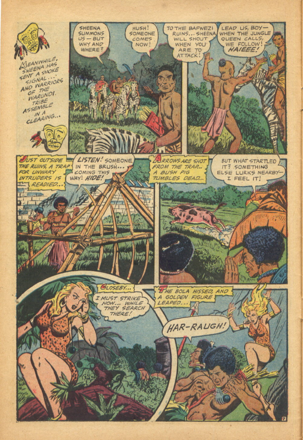 Read online Sheena, Queen of the Jungle (1942) comic -  Issue #16 - 10