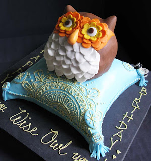 owl cake from Constant Craving
