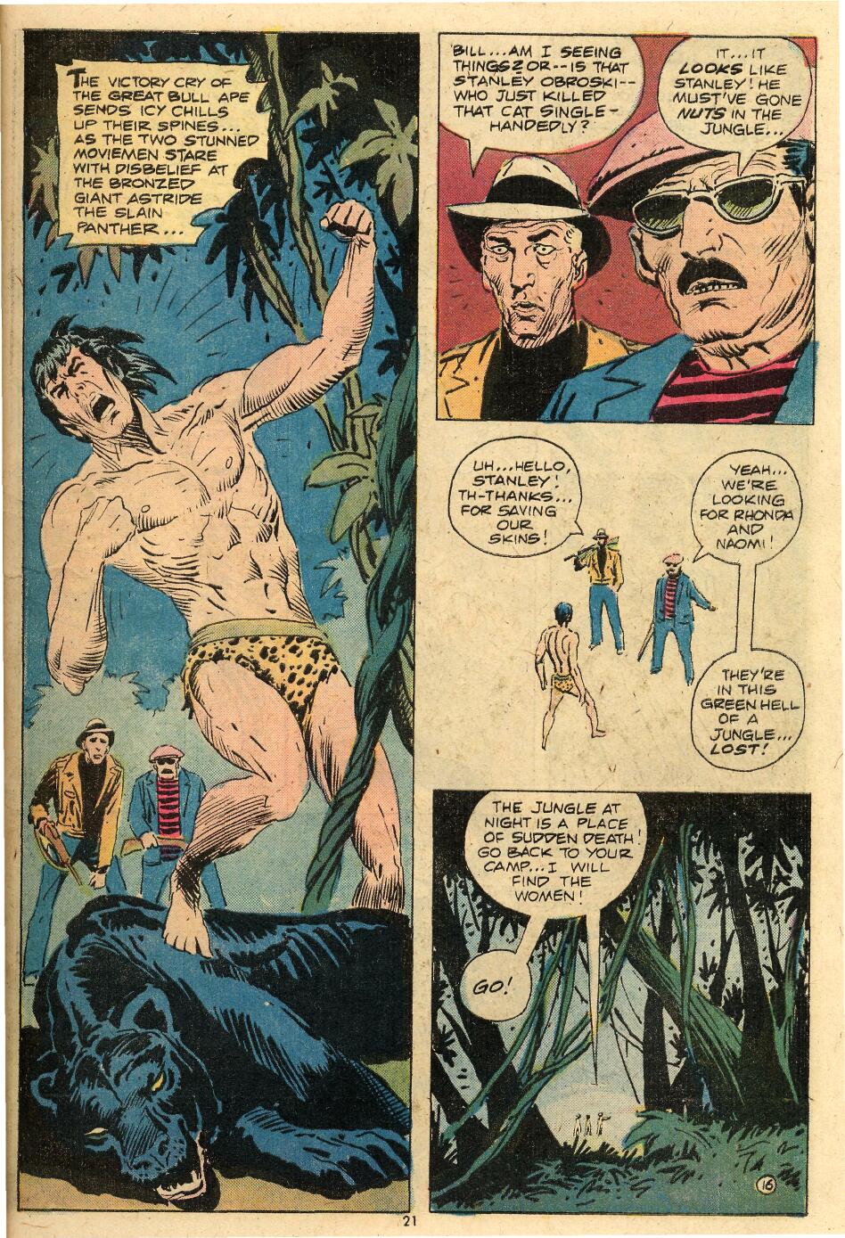 Read online Tarzan (1972) comic -  Issue #231 - 22