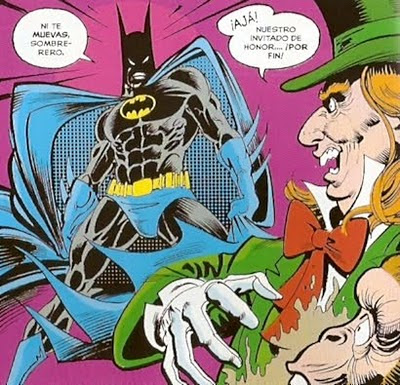 Batman metiendo miedo al Sombrerero