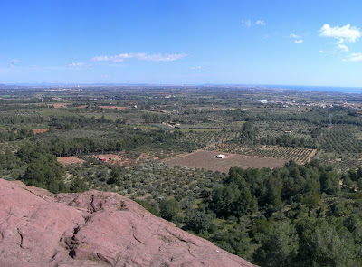 View from Mare de Déu de la Roca in Mont-Roig del Camp