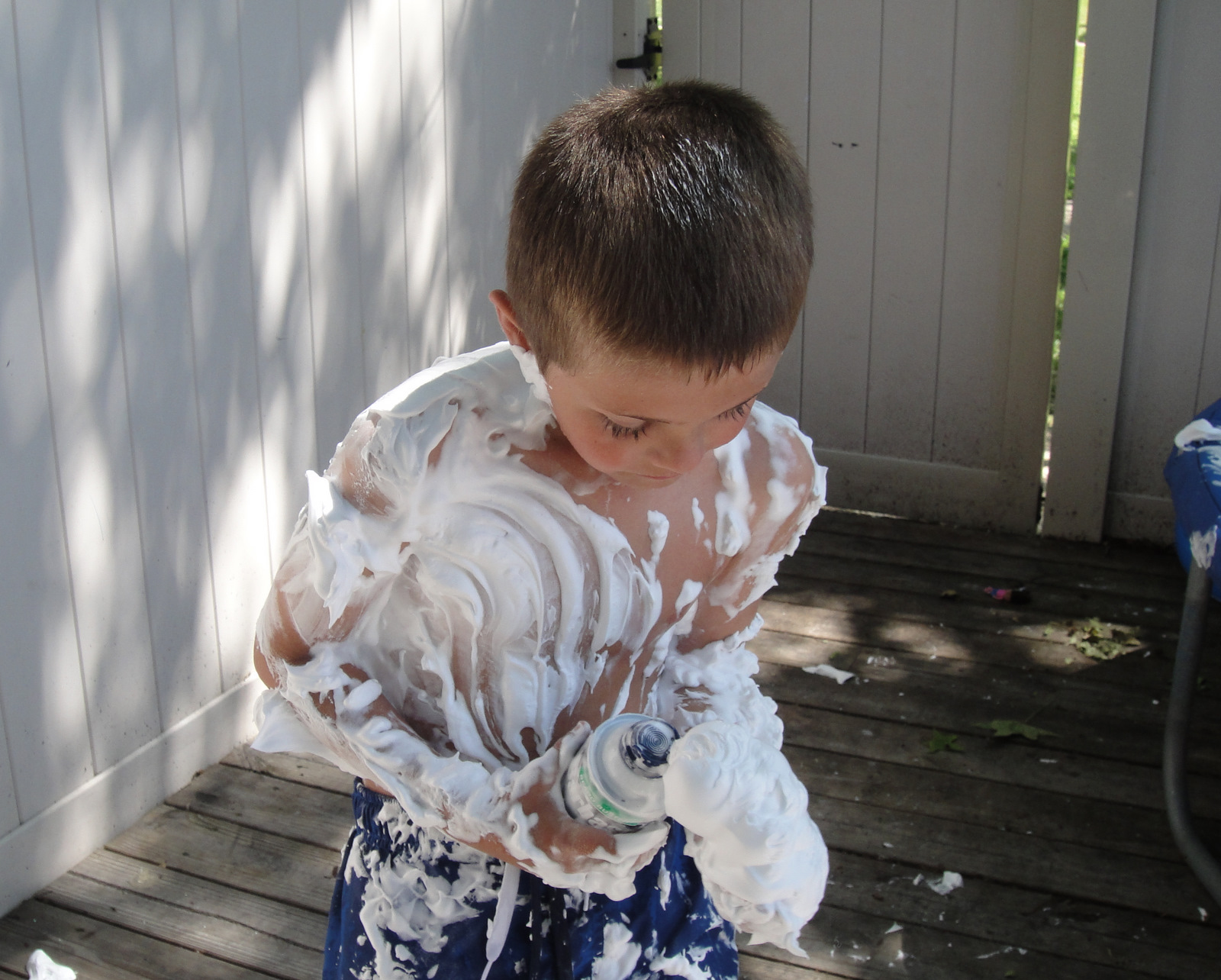 Moments to Live By Shaving Cream Wars