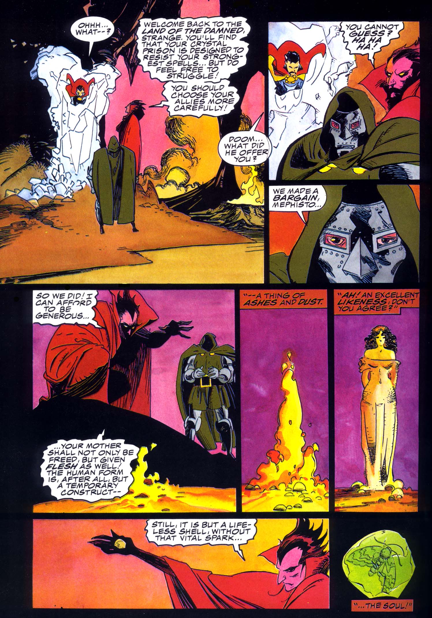 Read online Marvel Graphic Novel comic -  Issue #49 - Doctor Strange & Doctor Doom - Triumph & Torment - 65