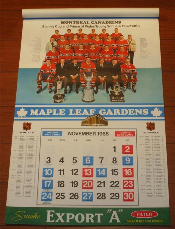 SPRINTACULAR Export "A" Maple Leaf Gardens Calendars