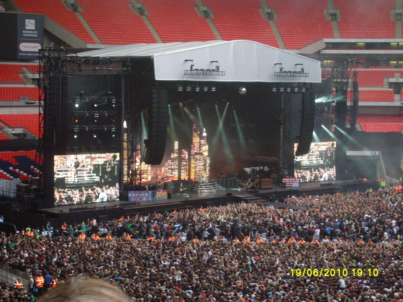 Green Day London Wembley Stadium 19th June 2010