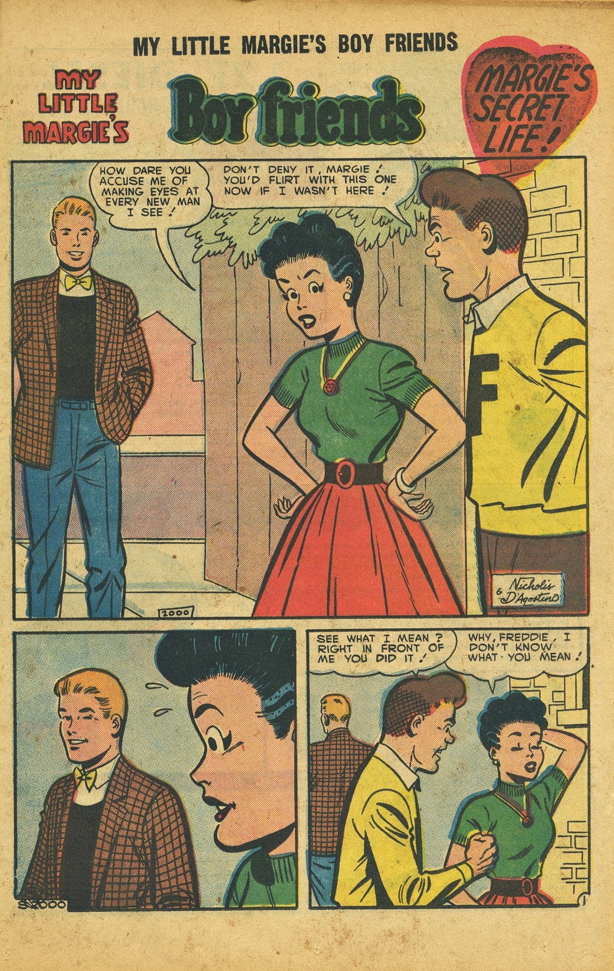 Read online My Little Margie's Boy Friends comic -  Issue #9 - 21