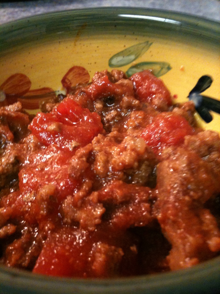 Pouch Worthy Cooking Ground Beef in Tomato Gravy