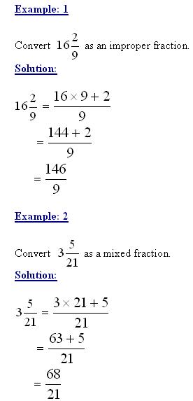 Changing MIXED fractions to IMPROPER fractions: | Maths Tricks