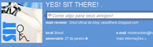 Yes Sit There nas redes sociais!