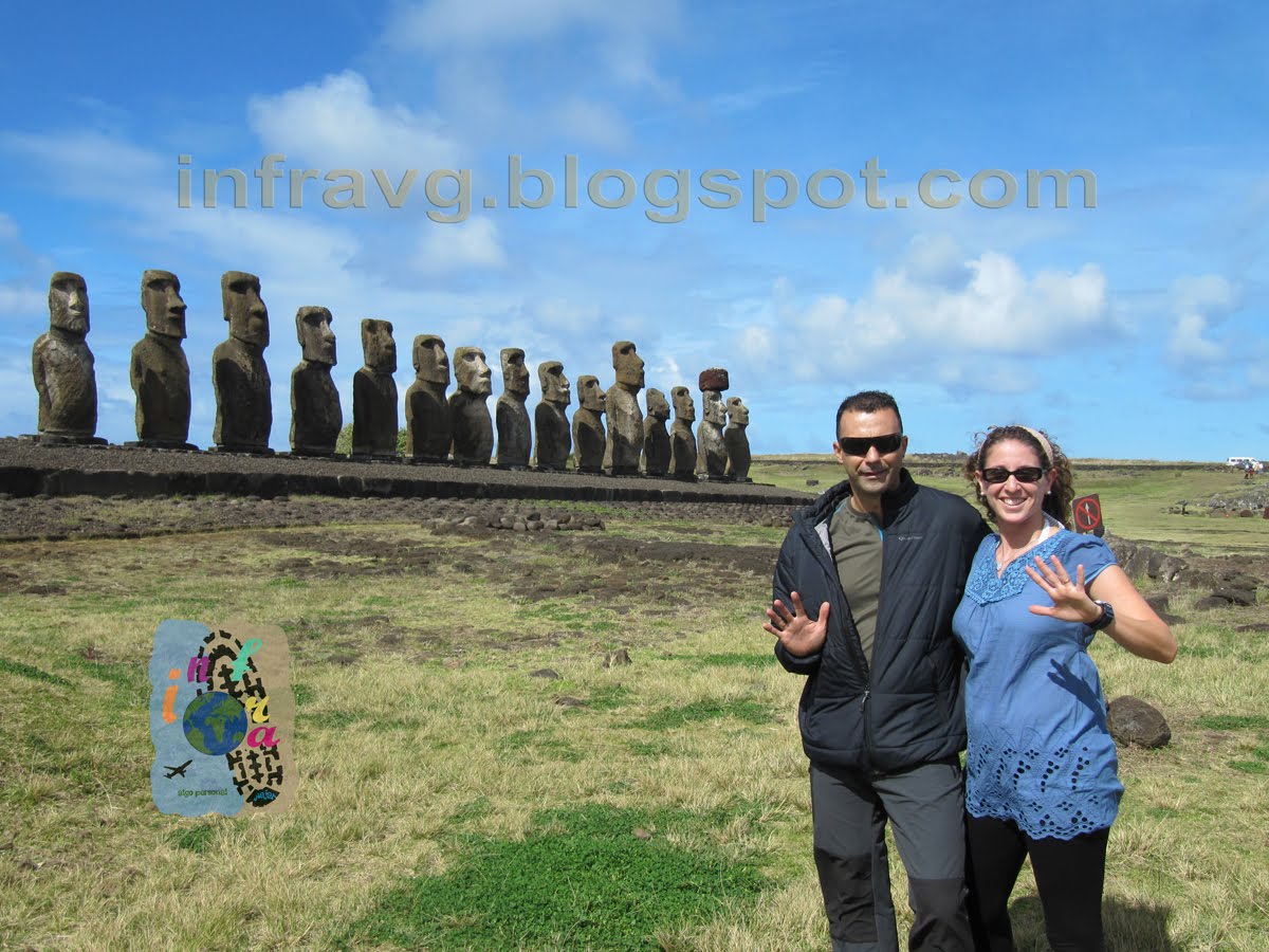 Isla de Pascua: Ahu Tongariki. - Chile 2010 (1)