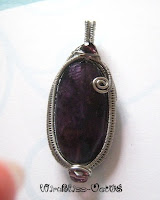 wire wrapped pendant wire woven faceted amethyst pendant