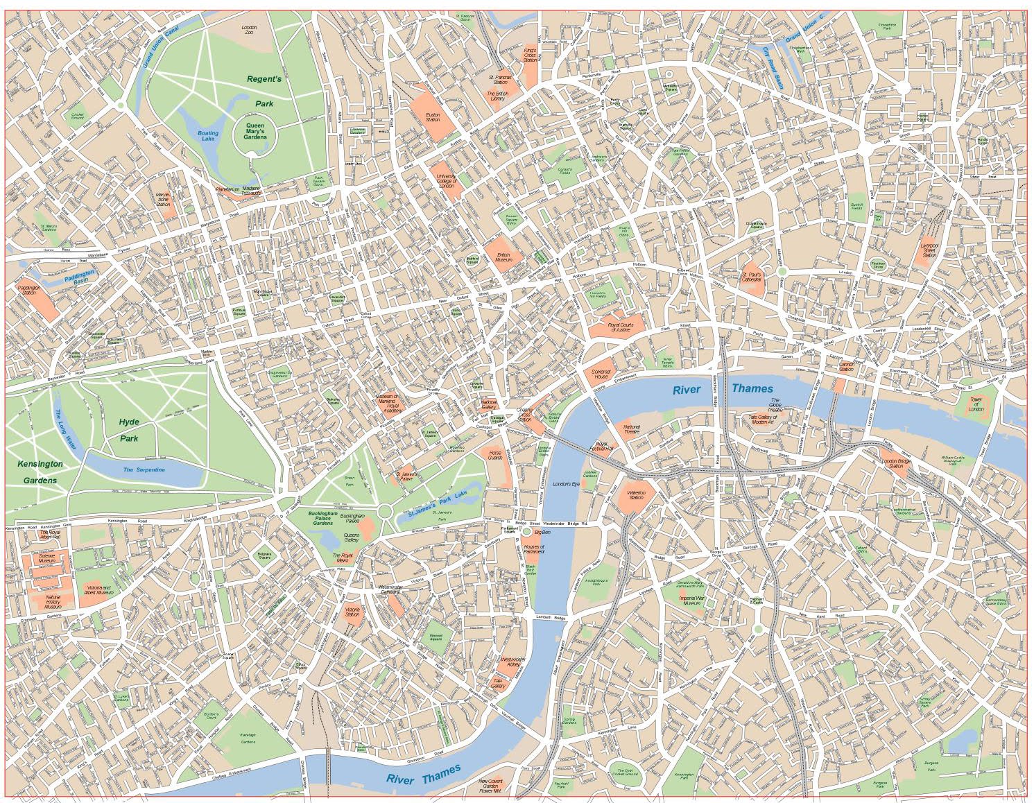 Esta Soy Yo: Mapa de la Cd. de Londres