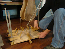 Clamping Glued Wood for Proper Thickness