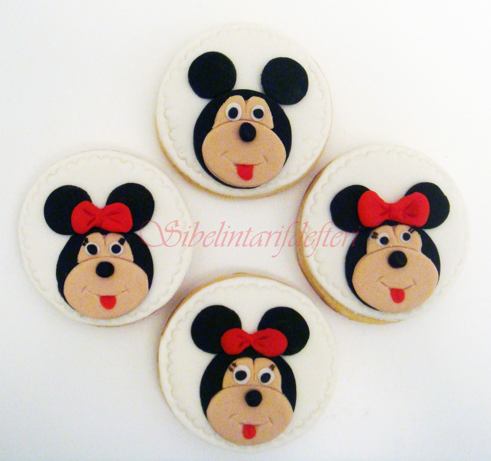 Sibel�in Tarif Defteri Sibelle Butik Pasta ve Kurabiye Tasarımı MICKEY