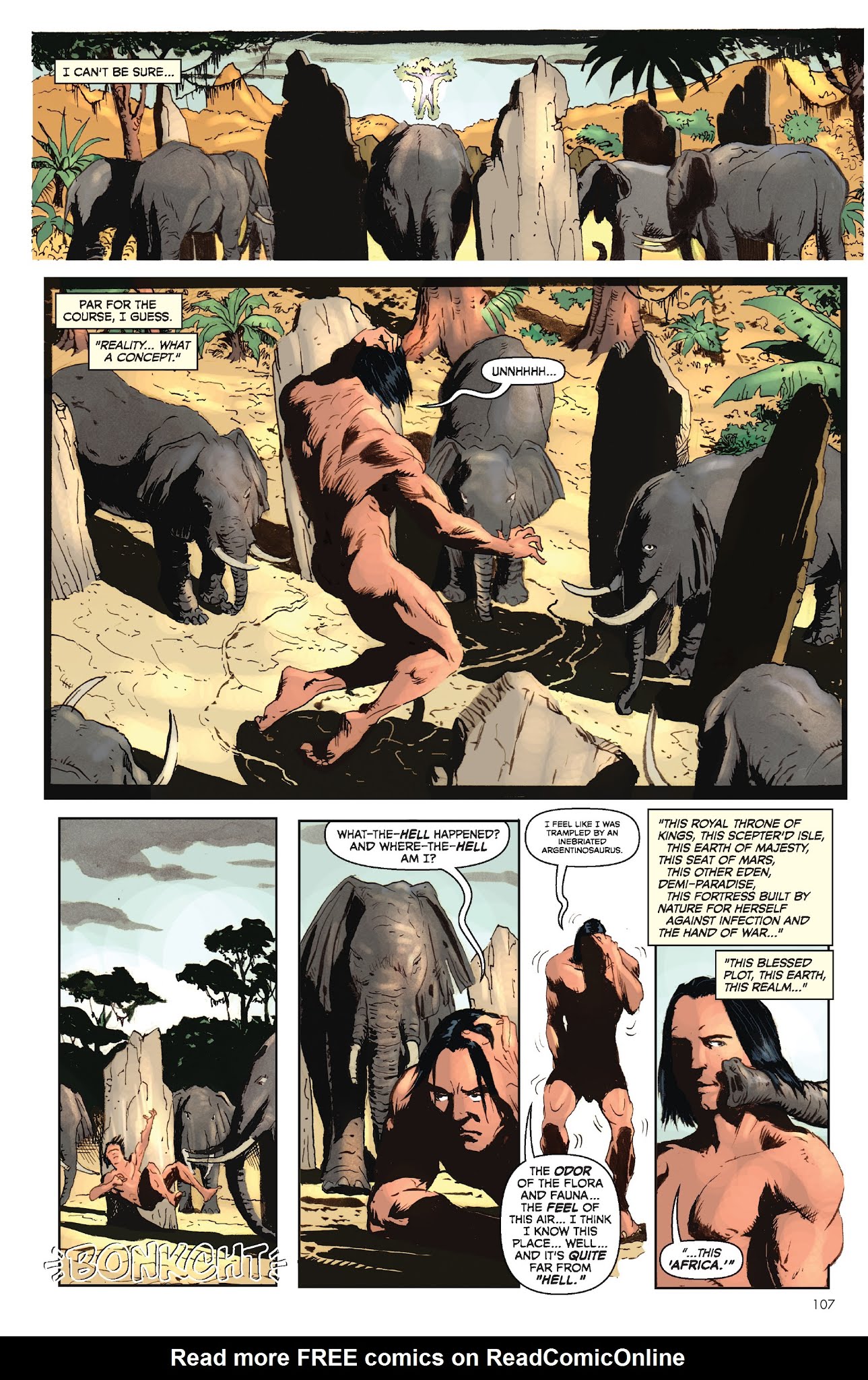 Read online The Once and Future Tarzan comic -  Issue # TPB - 108