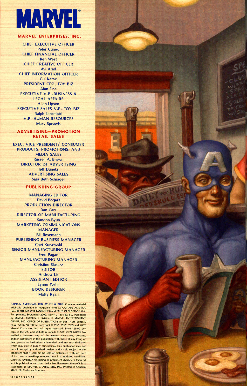 Read online Captain America: Red, White & Blue comic -  Issue # TPB - 4