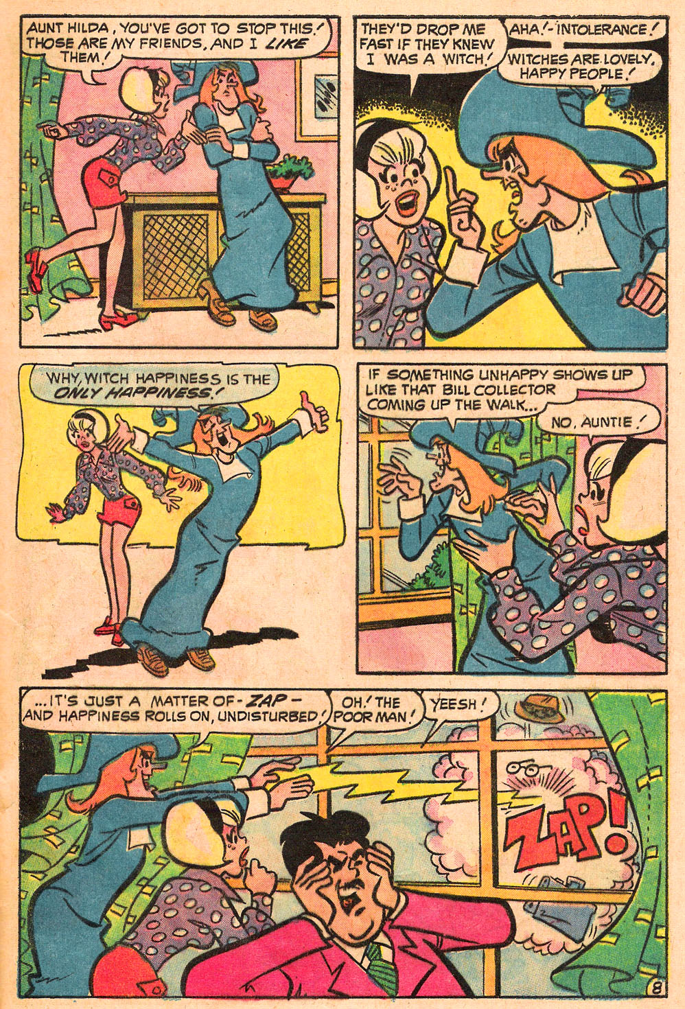 Read online Sabrina The Teenage Witch (1971) comic -  Issue #8 - 17
