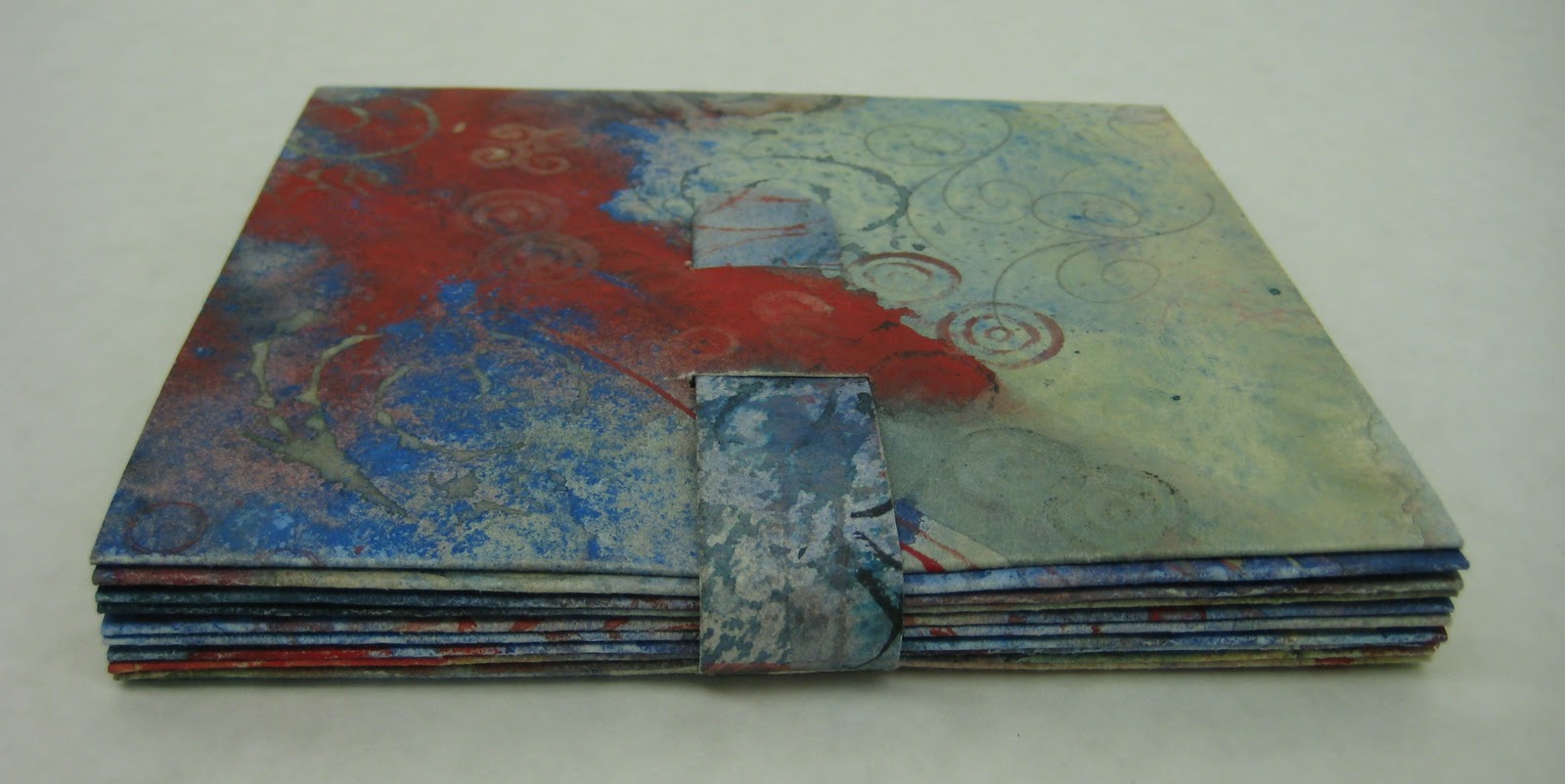 E Holster Fine Arts Artwork Watercolor Concertina Book with Flap Closure