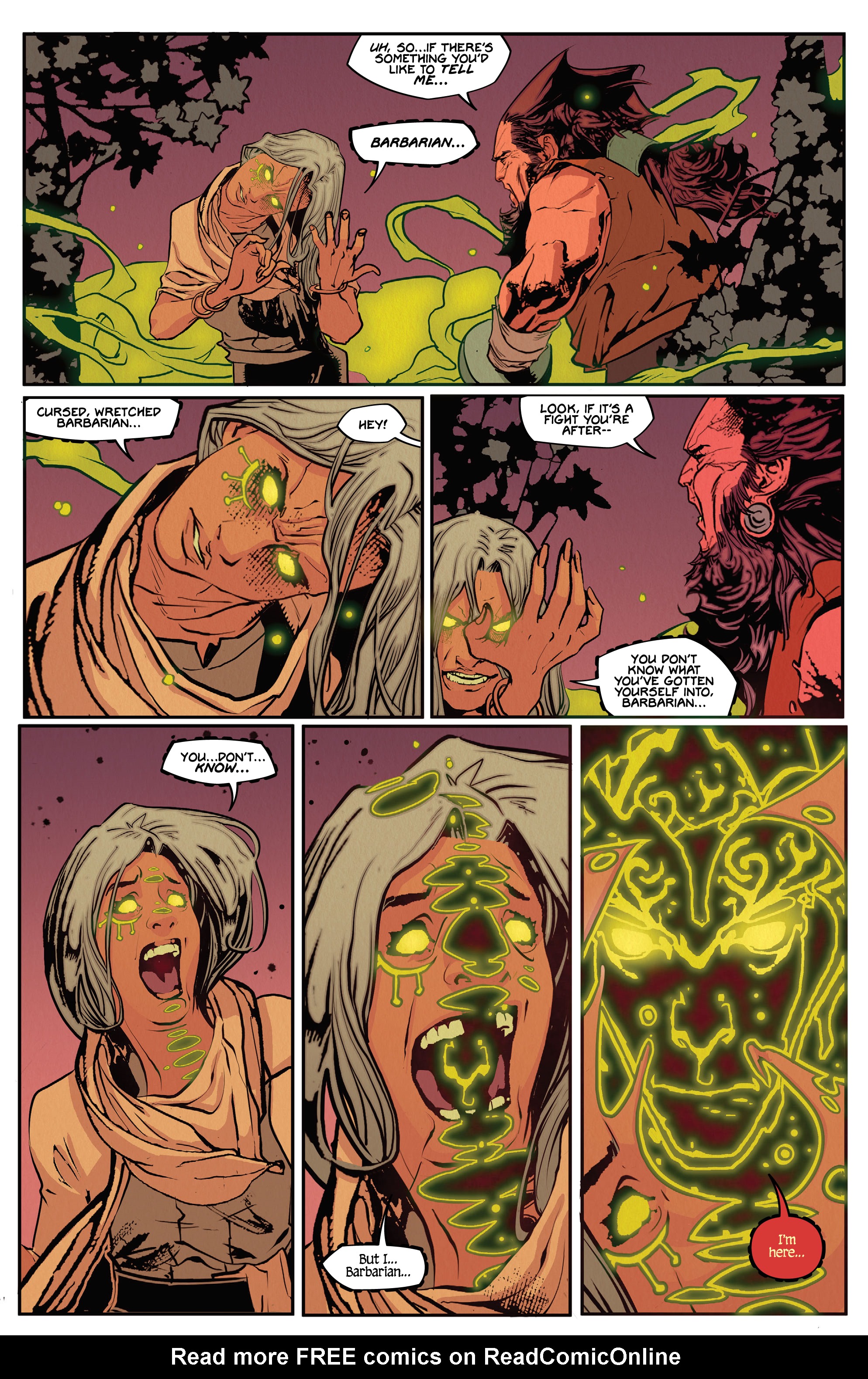 Read online Barbaric: Axe to Grind comic -  Issue #2 - 22