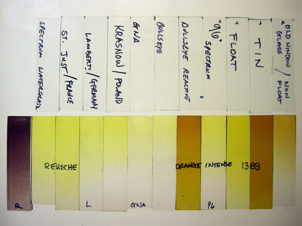 The Painted Window The REUSCHE Stains