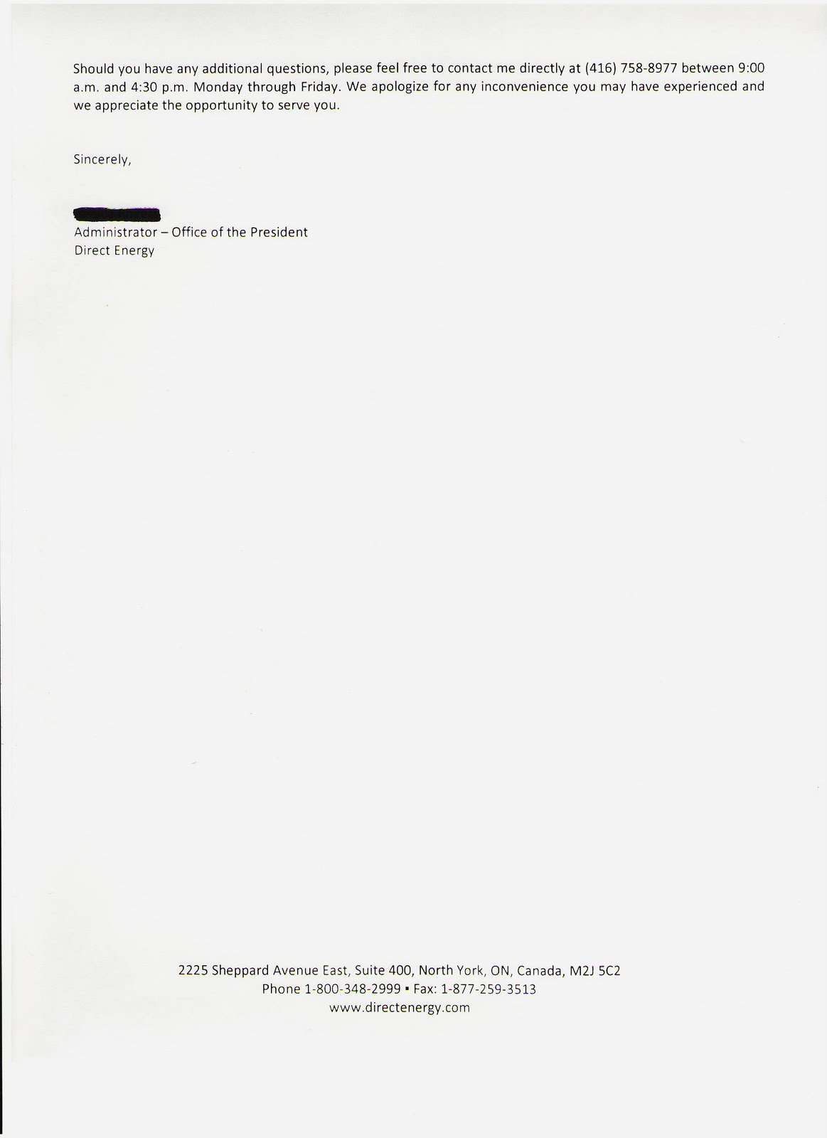 Direct Energy Refunds Refund Case Study