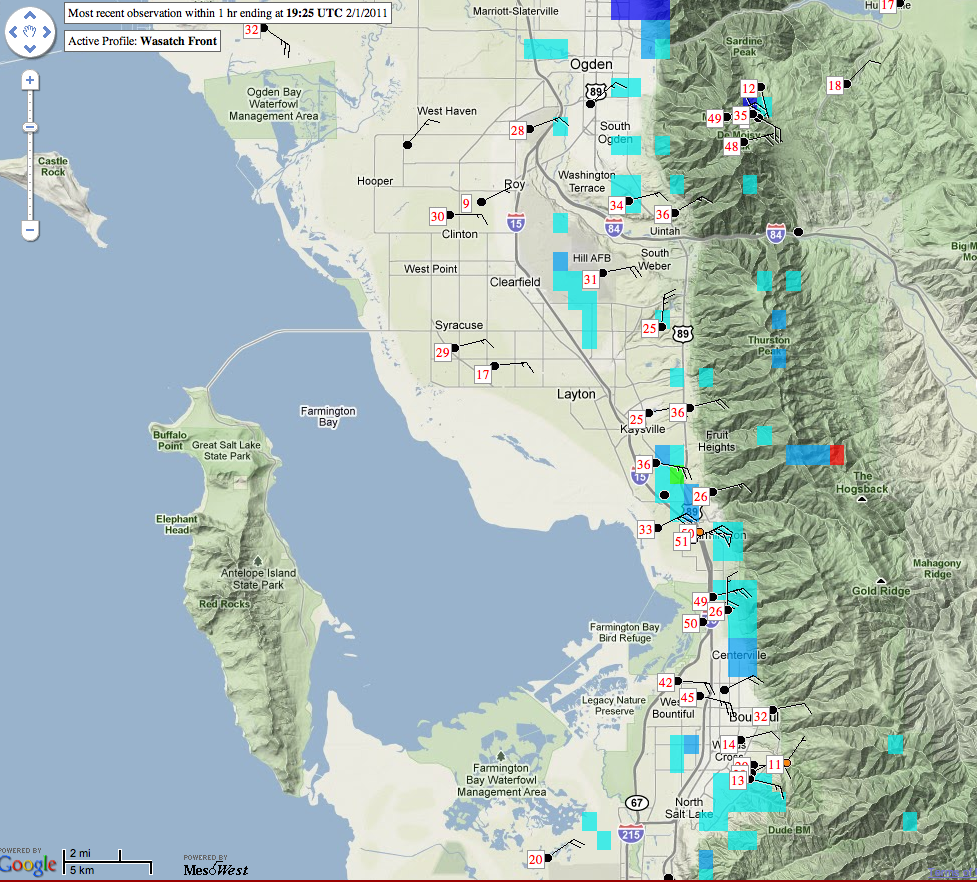 Wasatch Weather Weenies Canyon Winds