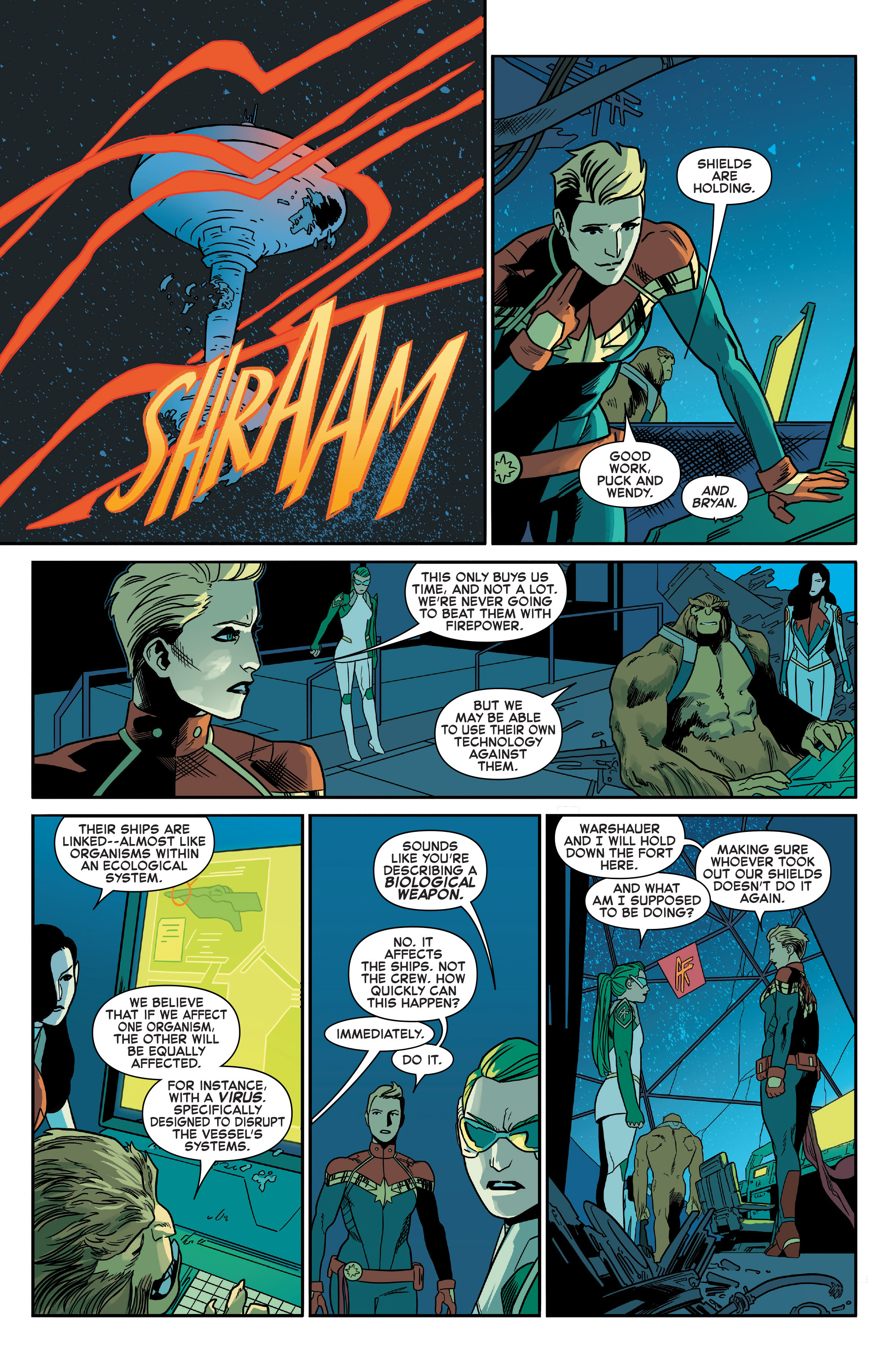 Read online Captain Marvel (2016) comic -  Issue #5 - 6