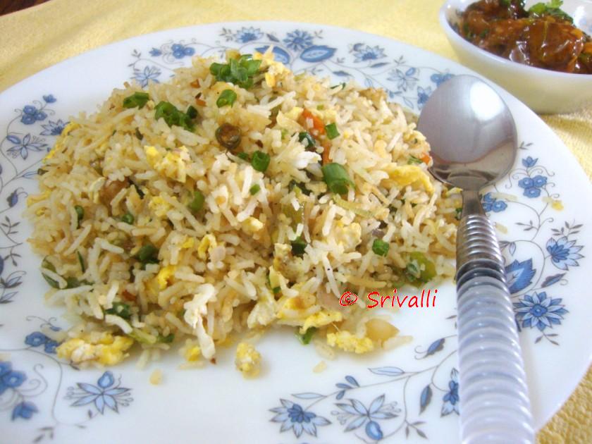 Image result for How to make Egg Fried Rice and Chicken