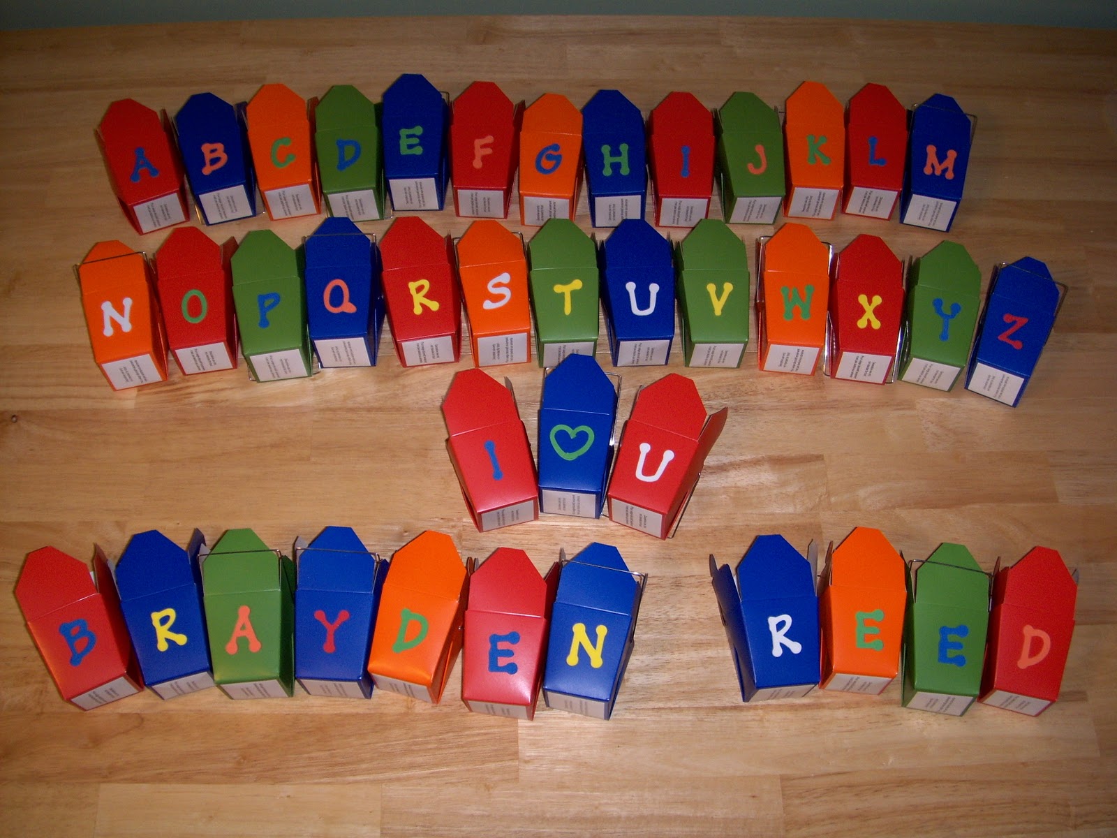 to the Reed Ranch! The ABC Boxes