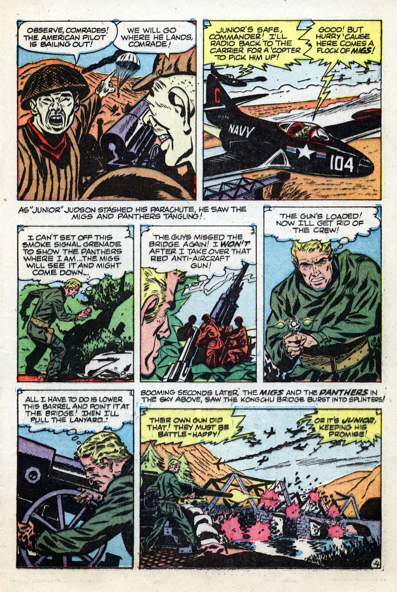 Read online Marines in Battle comic -  Issue #12 - 13