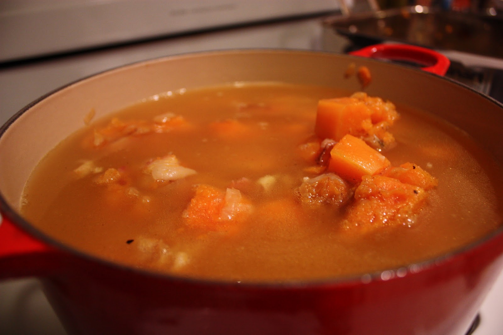 Savory Fare: Roasted Butternut Chowder with Apples and Bacon