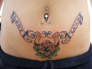 Girl Stomach Tattoo-Beautiful Touch: Tattoos and Tattoo Pictures 66756