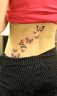 Sexy Girl With Butterfly Tattoo-2