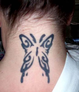 picture of Butterfly tattoo on back