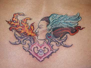 picture of lower back tattoo