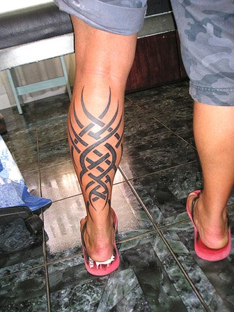 ankle tribal. tribal dragon tattoo. Tribal