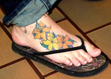 image of lily flower tattoo