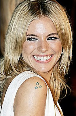 celebrity star tattoo design