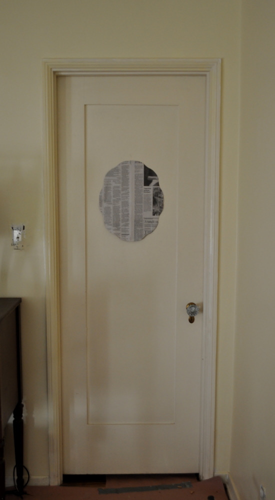 La Vie Quotidienne Decoupage Door Drama